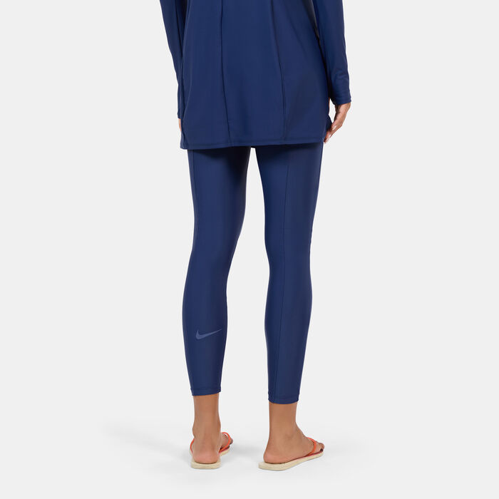 Nike Swim Women's Swim Victory Leggings Blue image number 3