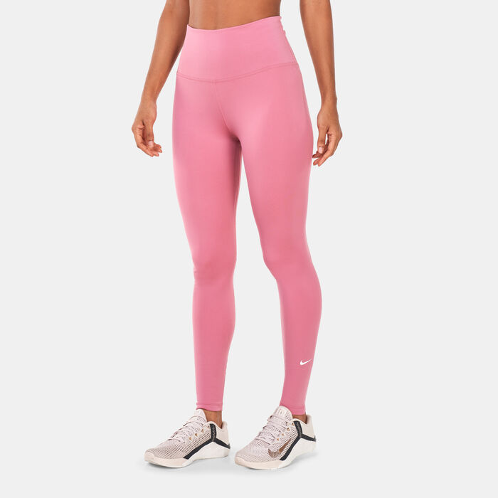 Nike Women's One Dri-FIT Training Leggings Pink image number 0