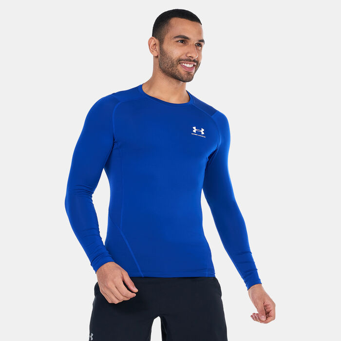 Under Armour Men's HeatGear Armour Training Top Blue Under Armour Men's HeatGear Armour Training Top Blue image number 0