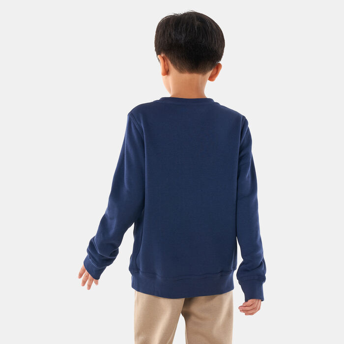 Nike Kids' Sportswear Club Fleece Sweatshirt (Older Kids) Blue Nike Kids' Sportswear Club Fleece Sweatshirt (Older Kids) Blue image number 1