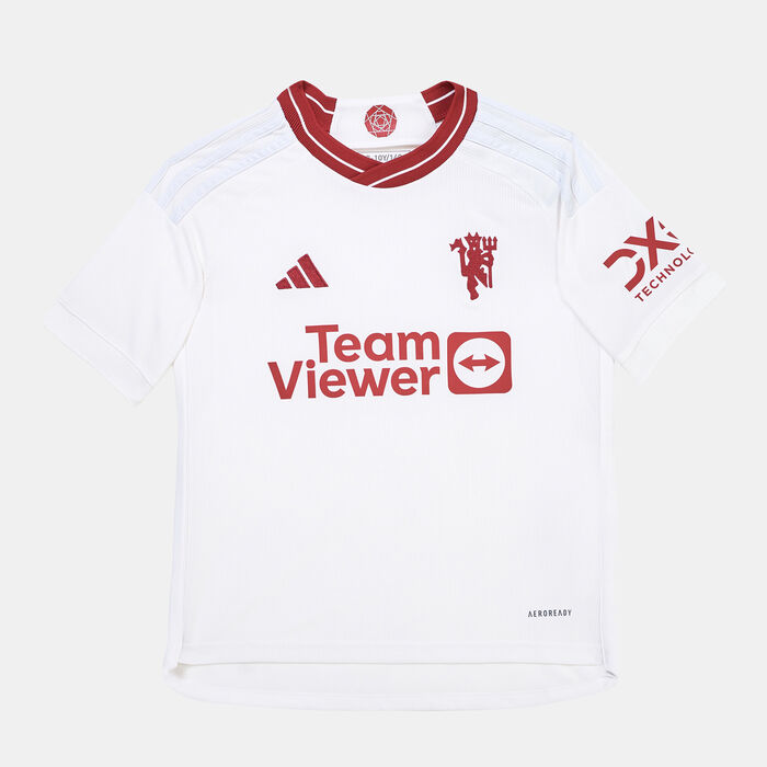 adidas Kids Manchester United F.C. 3rd Football Jersey - 2023/24 Multi-Color image number 0