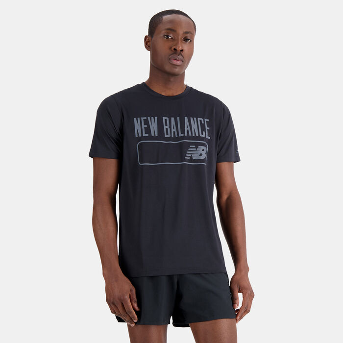 New Balance Men's Tenacity Graphic T-Shirt Black New Balance Men's Tenacity Graphic T-Shirt Black image number 2