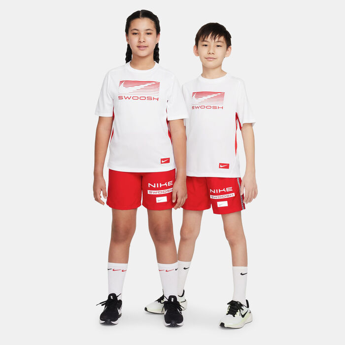Nike Kids' Multi Dri-FIT Woven Shorts Red image number 2