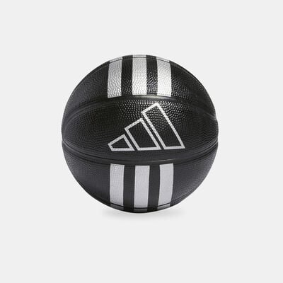 adidas Kids' 3-Stripes Mini Basketball Black adidas Kids' 3-Stripes Mini Basketball Black