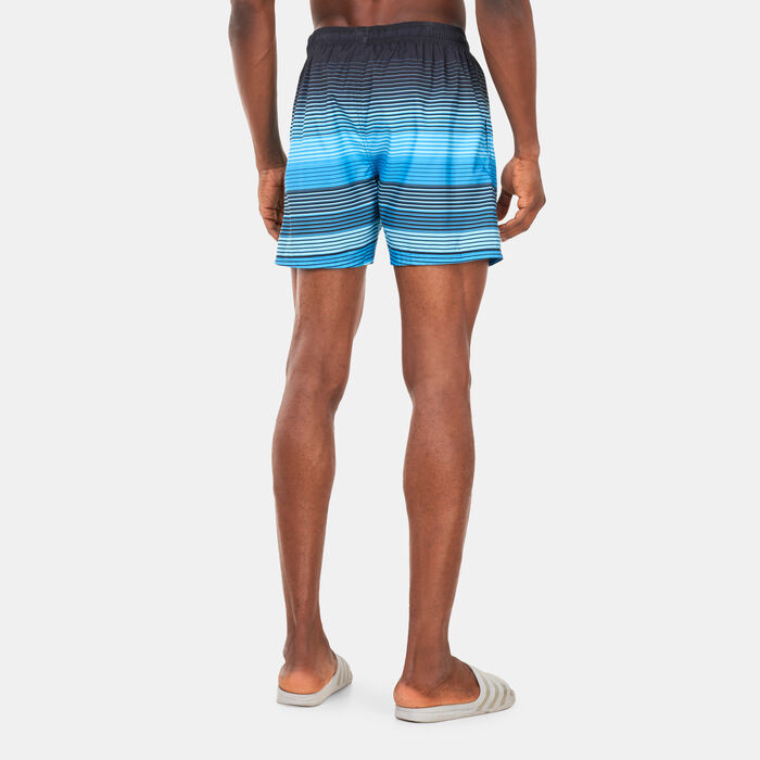 Speedo Men's Placement Leisure 16-Inch Swimming Shorts Black image number 1