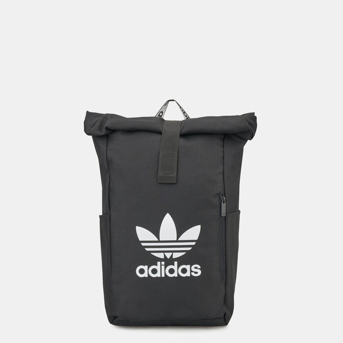 adidas Originals Men's Adicolor Classic Roll-Top Backpack Black adidas Originals Men's Adicolor Classic Roll-Top Backpack Black image number 0