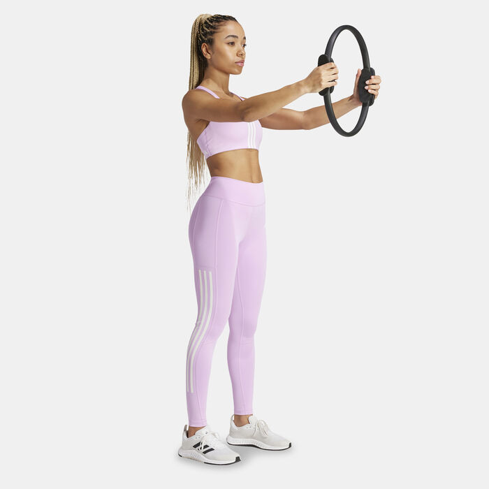 adidas Women's Powerimpact Medium-Support Sports Bra Pink image number 2