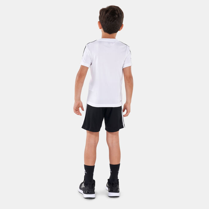 adidas Kids' Designed 2 Move T-Shirt and Shorts Set White image number 1