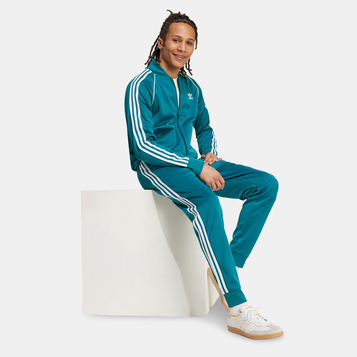 adidas Originals Men's Adicolor Classics SST Track Jacket Green image number 2