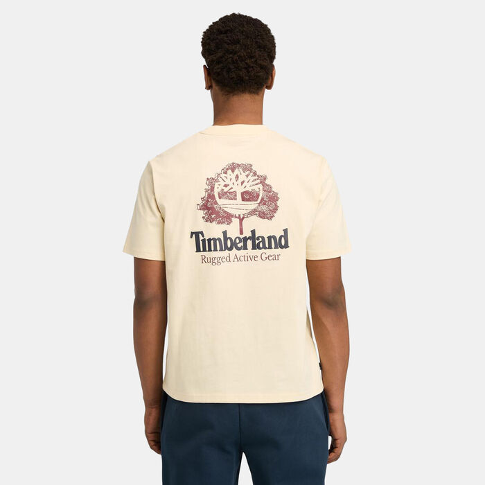 Timberland Men's Rugged Active Gear Graphic T-Shirt Beige Timberland Men's Rugged Active Gear Graphic T-Shirt Beige image number 1