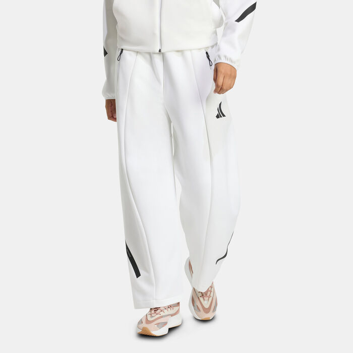adidas Women's Z.N.E. Pants White adidas Women's Z.N.E. Pants White image number 0