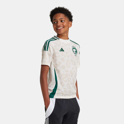 adidas Kids' Saudi Arabia 24 Away Replica Football Jersey White