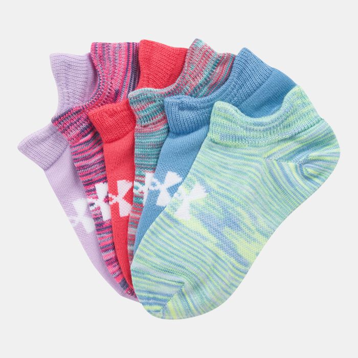 Kids’ Essential No Show Socks (6 Pairs) (Older Kids) Kids’ Essential No Show Socks (6 Pairs) (Older Kids) image number 0