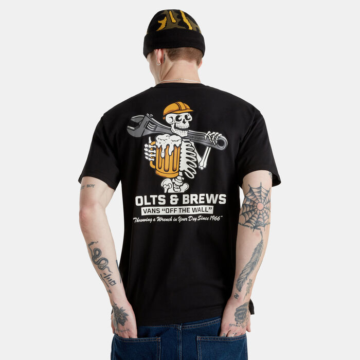 Vans Men's Wrenched T-Shirt Black image number 1