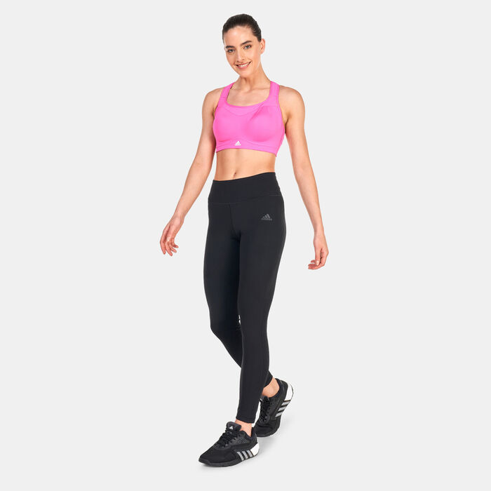 adidas Women's TLRD Impact High-Support Training Sports Bra Pink adidas Women's TLRD Impact High-Support Training Sports Bra Pink image number 2
