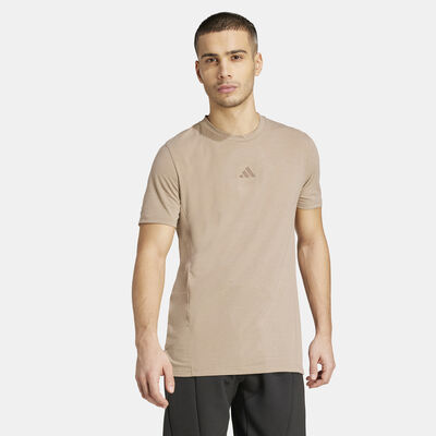 adidas Men's Designed For Training T-Shirt Brown