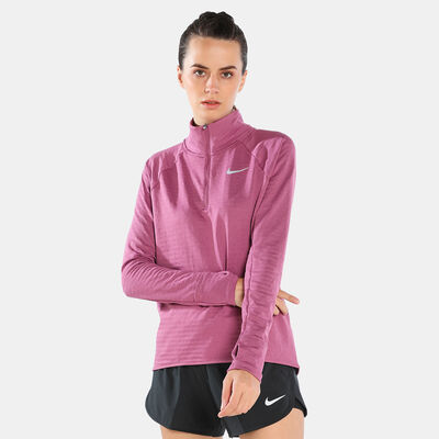 Nike Women's Therma-FIT Element Sweatshirt Purple