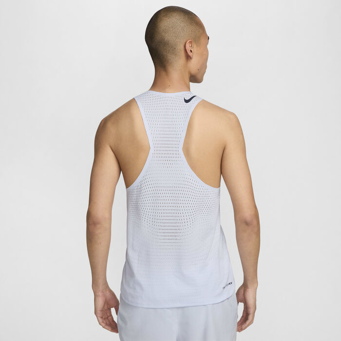 Nike Men's AeroSwift Dri-FIT ADV Running Vest Grey Nike Men's AeroSwift Dri-FIT ADV Running Vest Grey image number 1