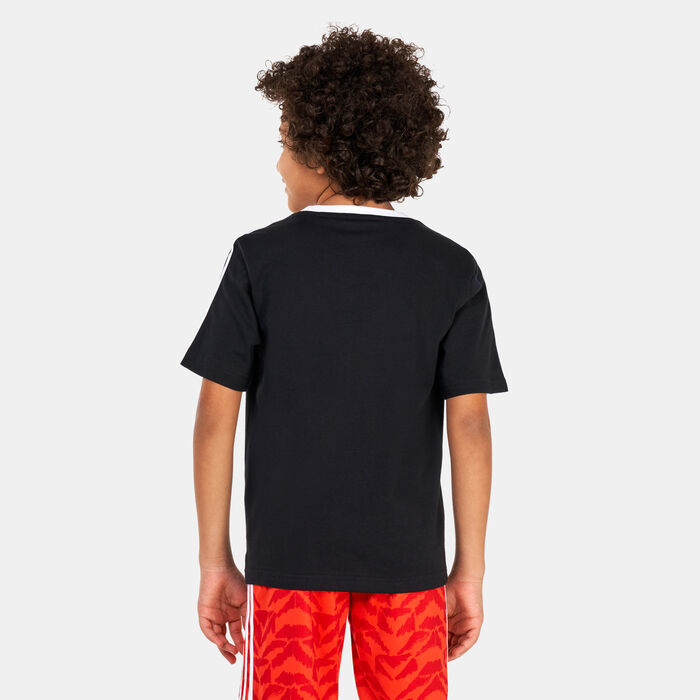 adidas Kids' Essentials 3-Stripes Boyfriend T-Shirt Black image number 1
