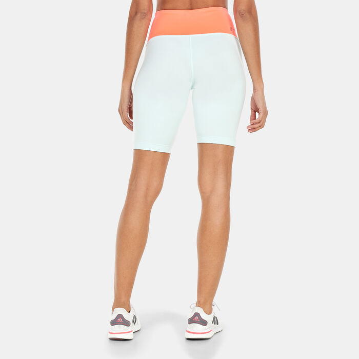 adidas Women's Colourblock Sports Leggings Pink adidas Women's Colourblock Sports Leggings Pink image number 1