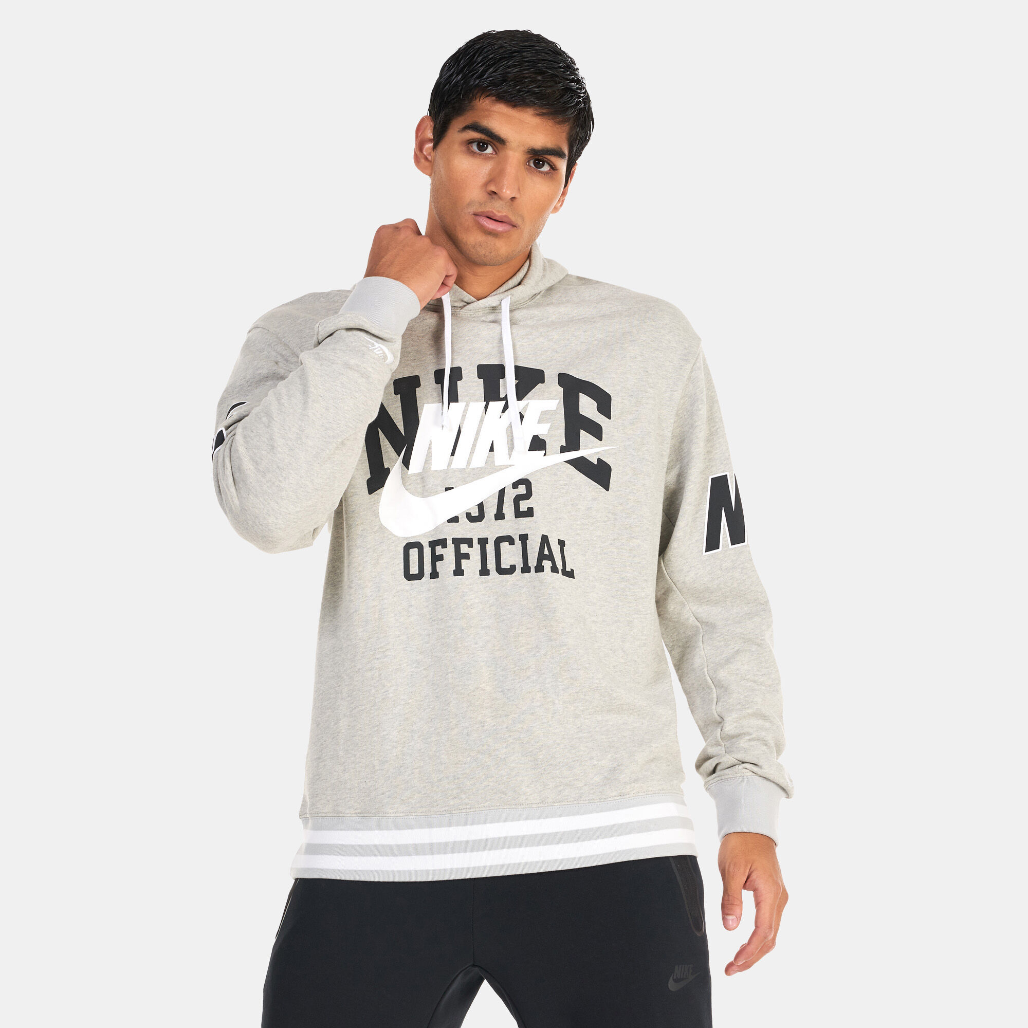 Nike sportswear heritage men's pullover hoodie hot sale