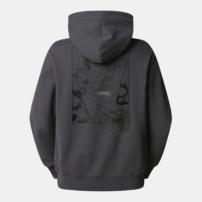 The North Face Men's U Powder Days Hoodie Grey The North Face Men's U Powder Days Hoodie Grey image number 1