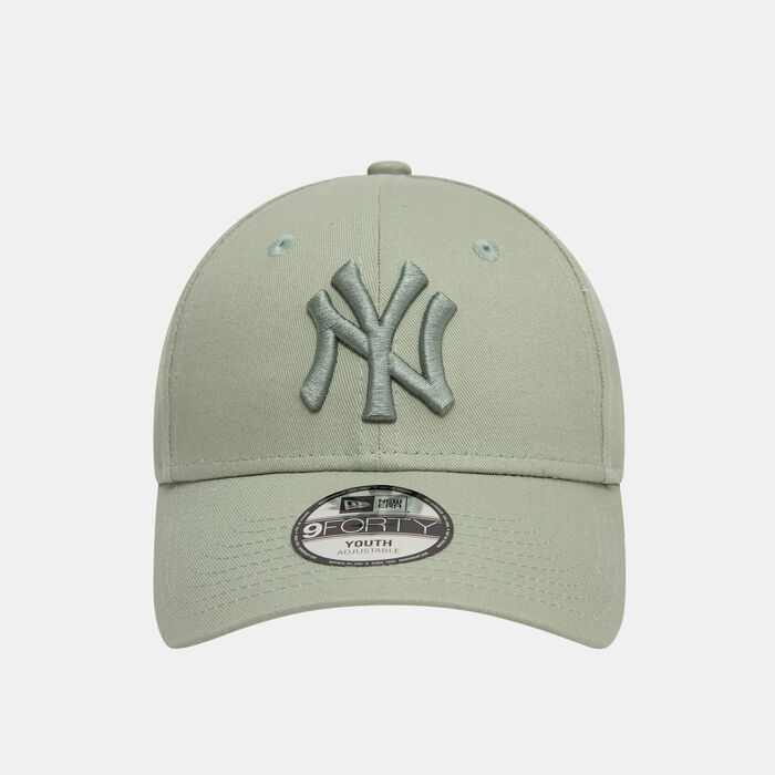 New Era Kids' MLB New York Yankees League Essential 9FORTY Cap Green New Era Kids' MLB New York Yankees League Essential 9FORTY Cap Green image number 0