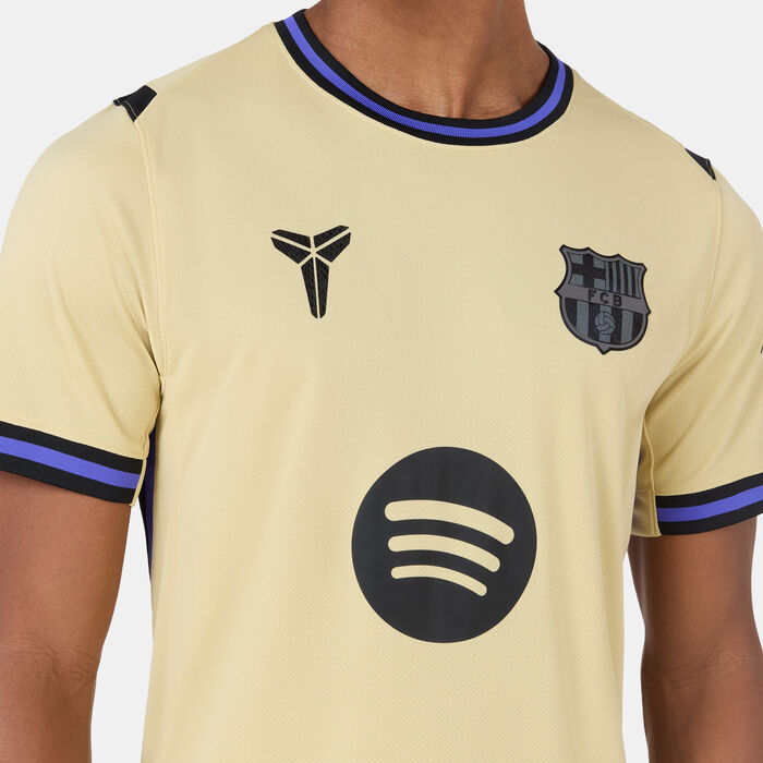 Nike Men's FC Barcelona x Kobe 25/26 Away Replica Football Jersey yellow Nike Men's FC Barcelona x Kobe 25/26 Away Replica Football Jersey yellow image number 3