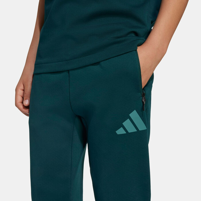 adidas Kids' Z.N.E. Pants Green image number 3