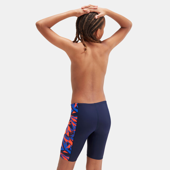 Speedo Kids' Hyper Boom Panel Swimming Jammers Blue image number 1