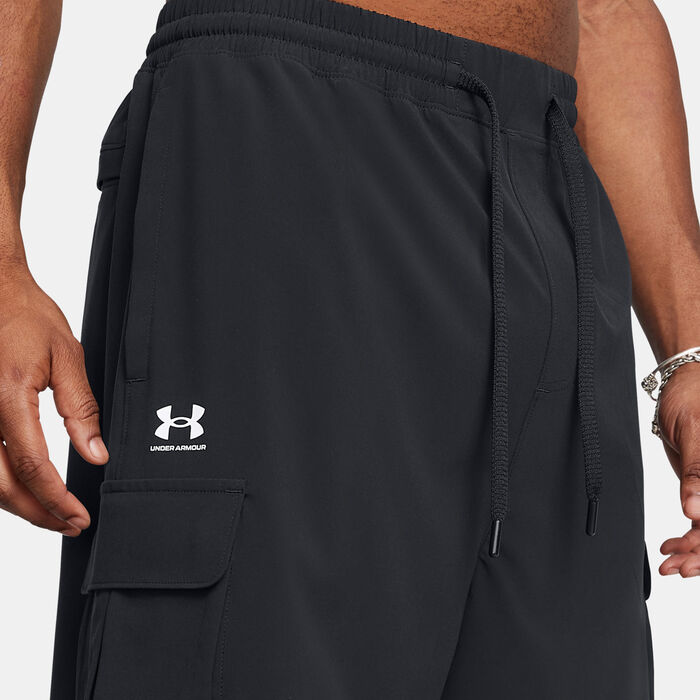 Under Armour Men's Vibe Woven Training Cargo Shorts Black Under Armour Men's Vibe Woven Training Cargo Shorts Black image number 3