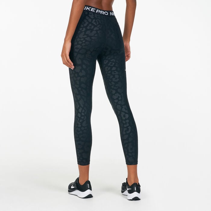 Nike Women's Pro Dri-FIT 7/8 Leggings Black Nike Women's Pro Dri-FIT 7/8 Leggings Black image number 2
