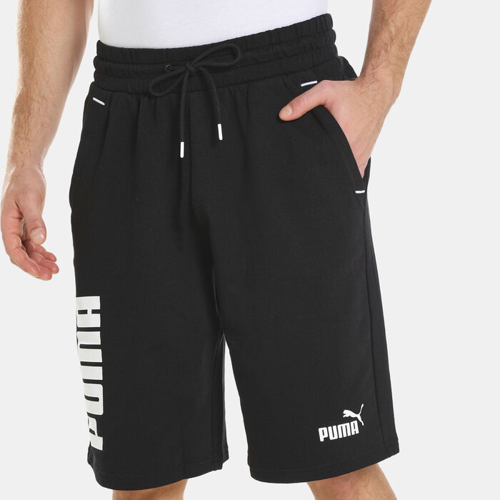 PUMA Men's Power Colourblock 11-inch Shorts Black PUMA Men's Power Colourblock 11-inch Shorts Black image number 3