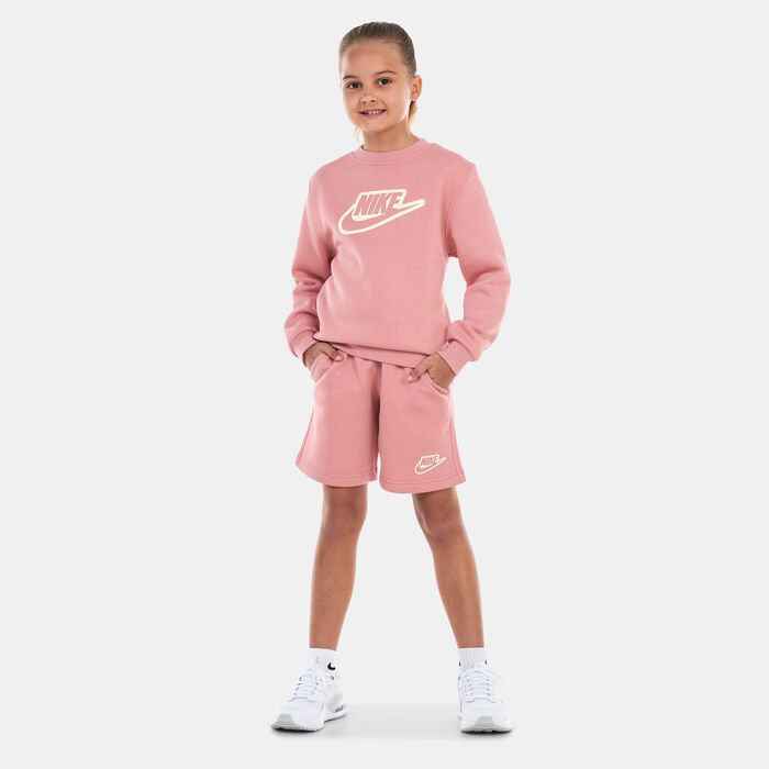 Nike Kids' Sportswear Club Create Shorts Pink image number 2
