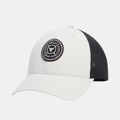 Under Armour Men's Project Rock Trucker Cap White Under Armour Men's Project Rock Trucker Cap White