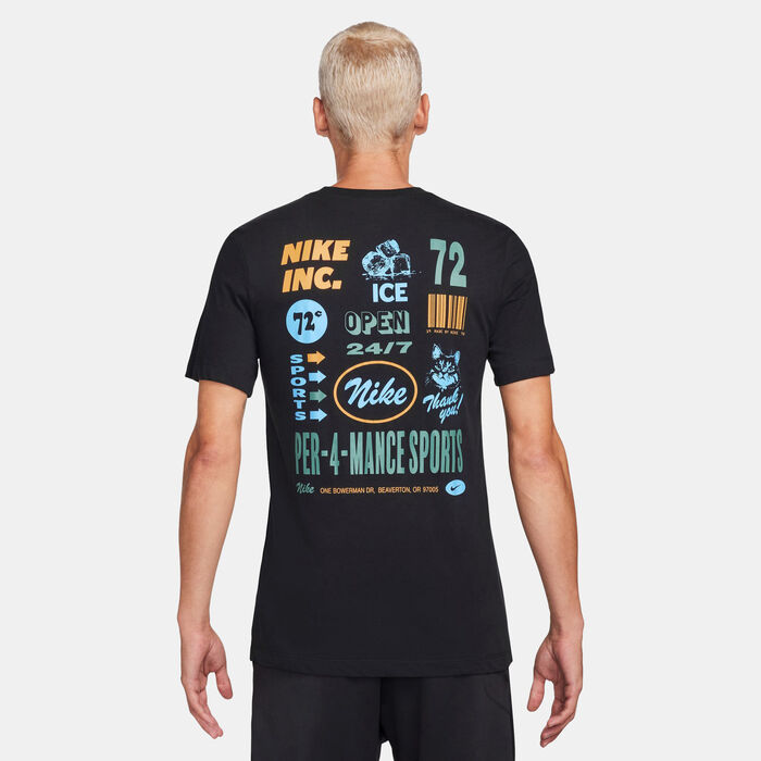 Nike Men's Dri-FIT Fitness T-Shirt Black Nike Men's Dri-FIT Fitness T-Shirt Black image number 1