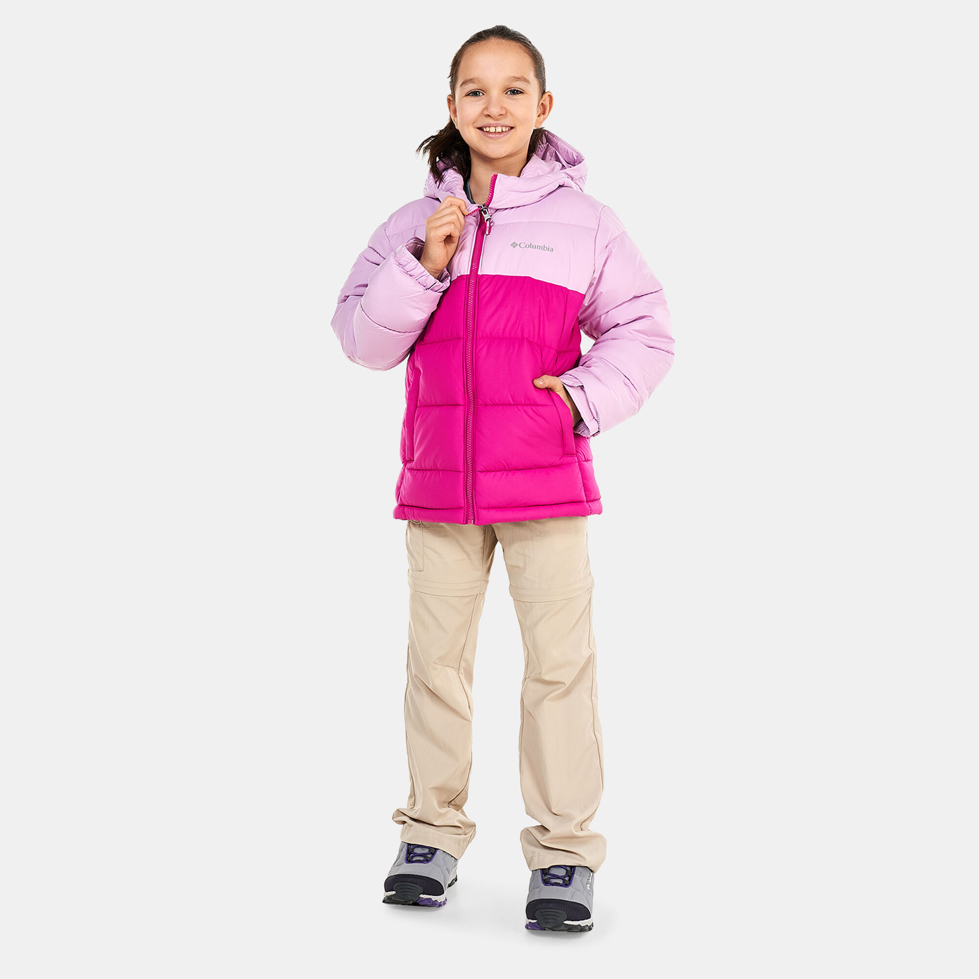 Buy Columbia Kids Pike Lake Jacket Purple in KSA SSS