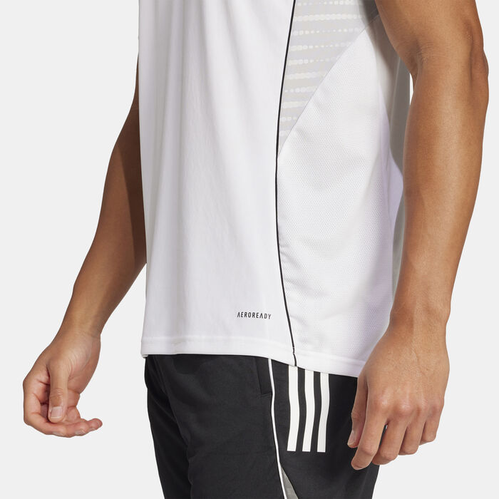 adidas Men's Tiro 25 Competition Training Football Top White adidas Men's Tiro 25 Competition Training Football Top White image number 3