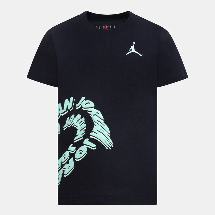 Nike Kids' Warped Galaxy Graphic T-Shirt Black image number 0