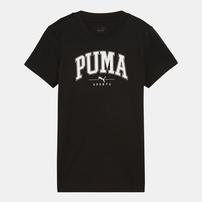 PUMA Women's Squad Graphic T-Shirt Black PUMA Women's Squad Graphic T-Shirt Black image number 0