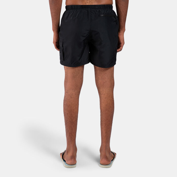 Nike Swim Men's Voyage Volley Swimming Shorts Black Nike Swim Men's Voyage Volley Swimming Shorts Black image number 3