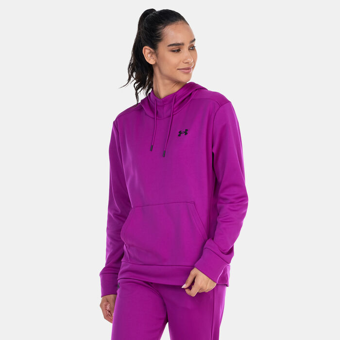 Under Armour Women's Armour Fleece® Hoodie Purple Under Armour Women's Armour Fleece® Hoodie Purple image number 0