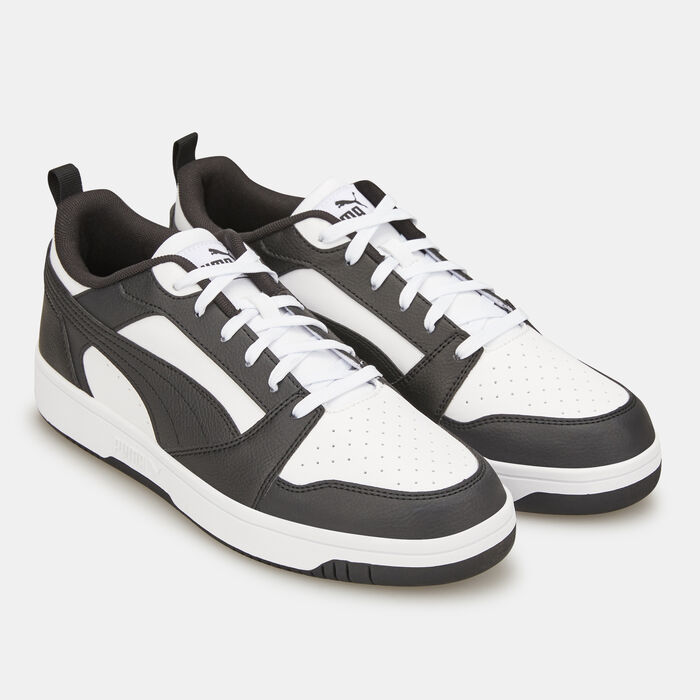 PUMA Men's Rebound v6 Low Shoes White PUMA Men's Rebound v6 Low Shoes White image number 2