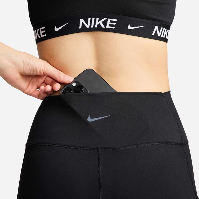 Nike Women's One Dri-FIT 7/8 Training Leggings Black Nike Women's One Dri-FIT 7/8 Training Leggings Black image number 5