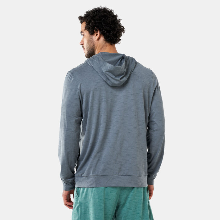 Nike Men's Dri-FIT Hyperdry Yoga Hoodie Grey image number 1