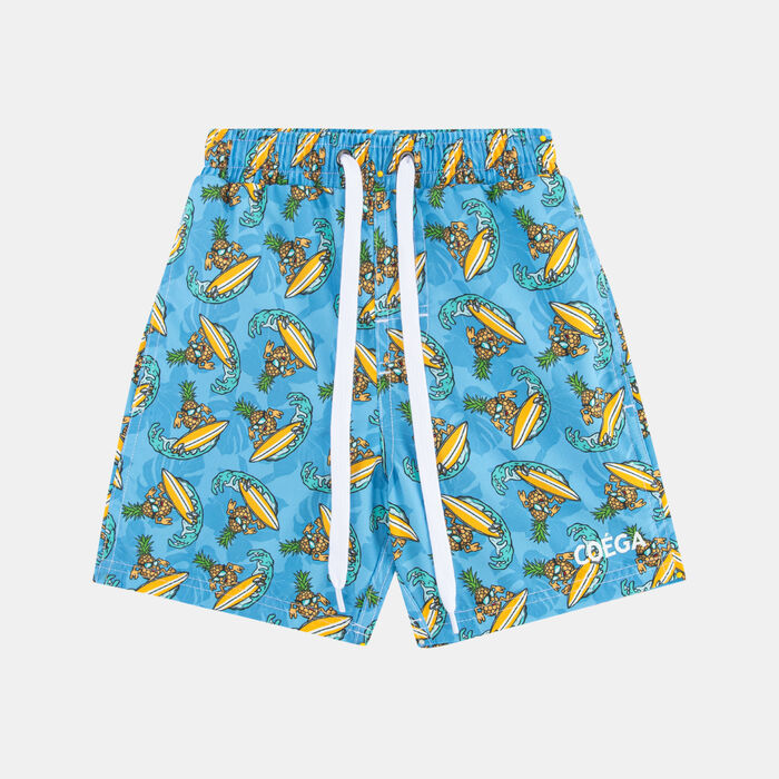 COEGA Kids' Allover Print Swimming Shorts Blue COEGA Kids' Allover Print Swimming Shorts Blue image number 0