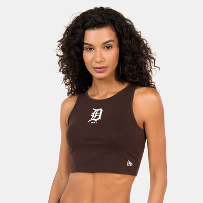 New Era Women's MLB Detroit Tigers LE Crop Top Brown