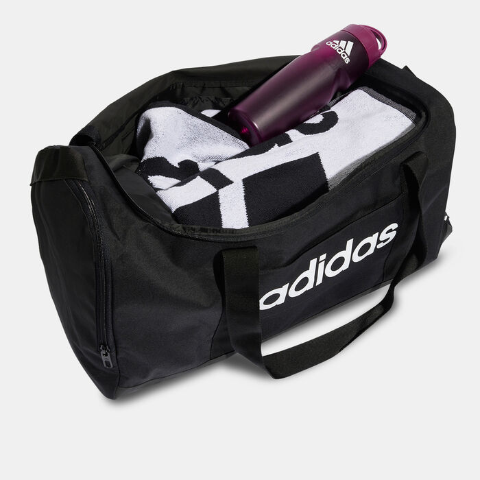 adidas Linear Duffel Bag Black adidas Linear Duffel Bag Black image number 3