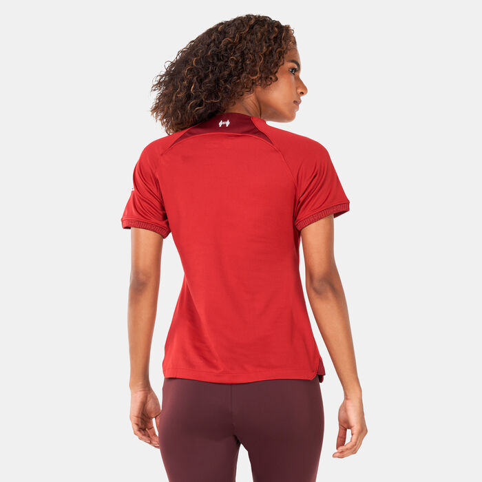 Nike Women's Liverpool F.C. Dri-FIT Stadium Home Football Jersey - 2022/23 Maroon Nike Women's Liverpool F.C. Dri-FIT Stadium Home Football Jersey - 2022/23 Maroon image number 1