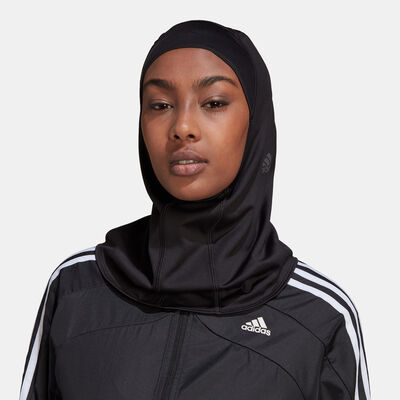 adidas Women's Run Icons 3-Stripes Sport Hijab Black adidas Women's Run Icons 3-Stripes Sport Hijab Black